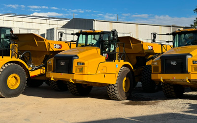 dump trucks