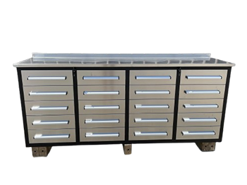 Work benches tool boxes