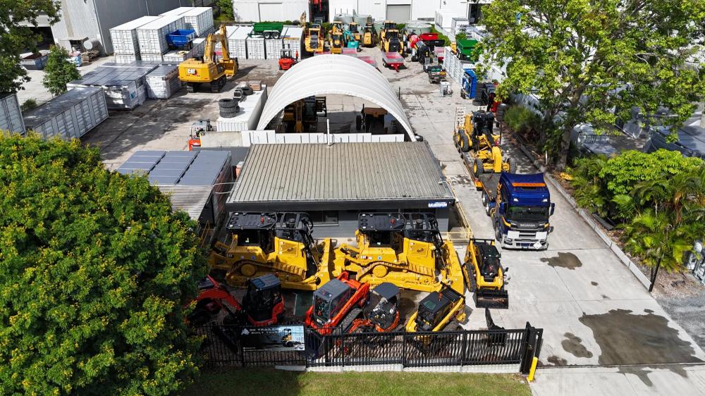 RSE yards with various machinery and attachments